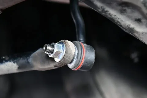 Nowy łącznik stabilizatora Citroëna C5 po montażu