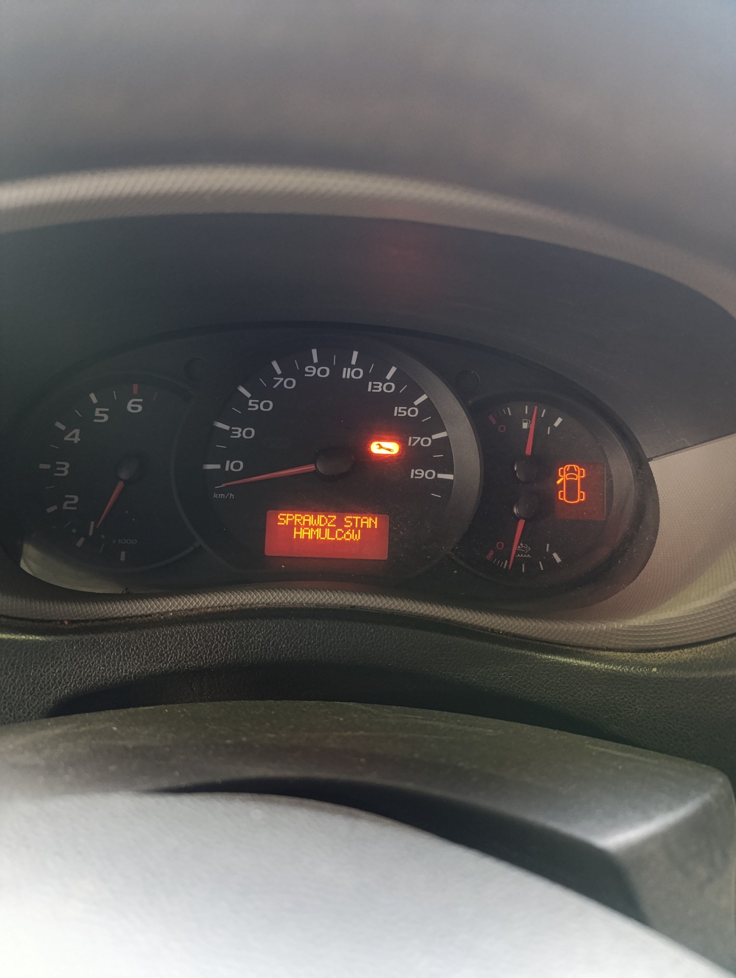 Wskazania deski rozdzielczej - RENAULT MASTER III Platforma / podwozie (EV, HV, UV)