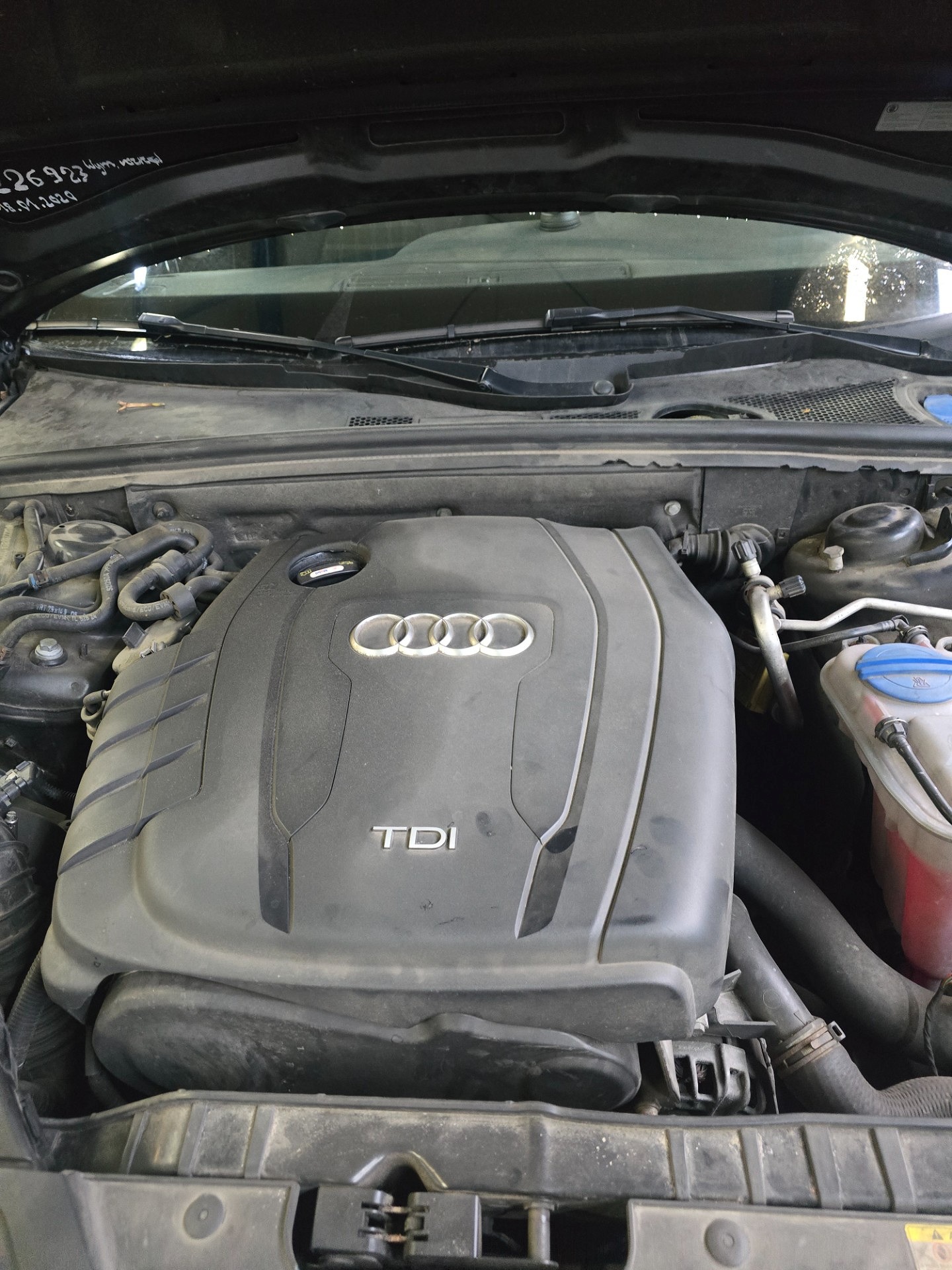 Informacja o wymianie oleju - AUDI A4 B8 Avant