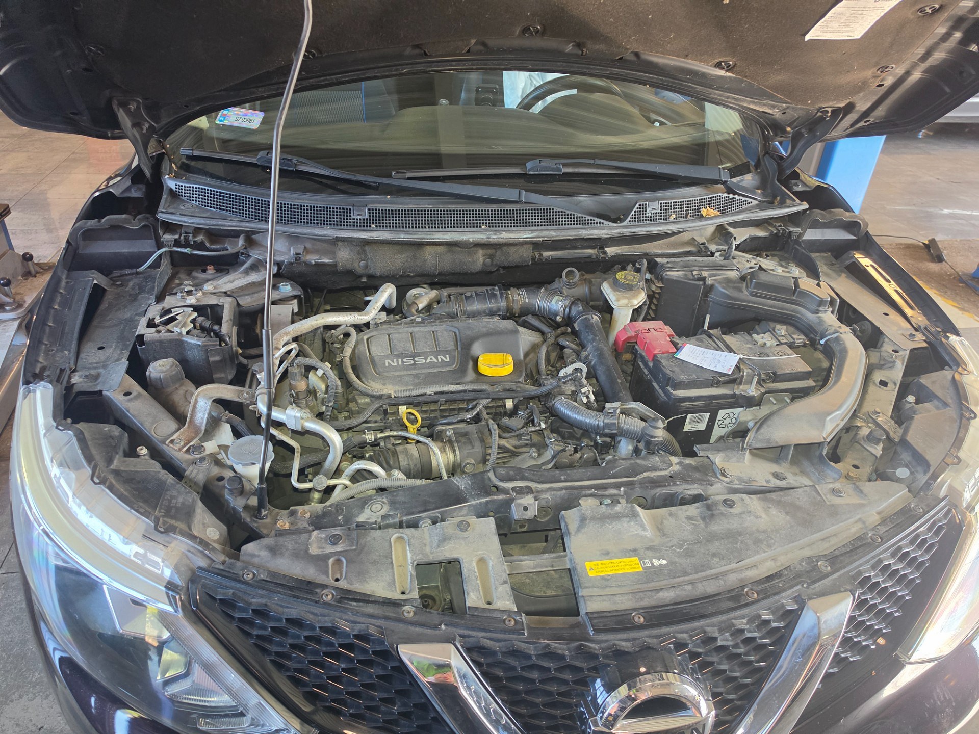 Sprawdzenie szczelności - NISSAN QASHQAI II