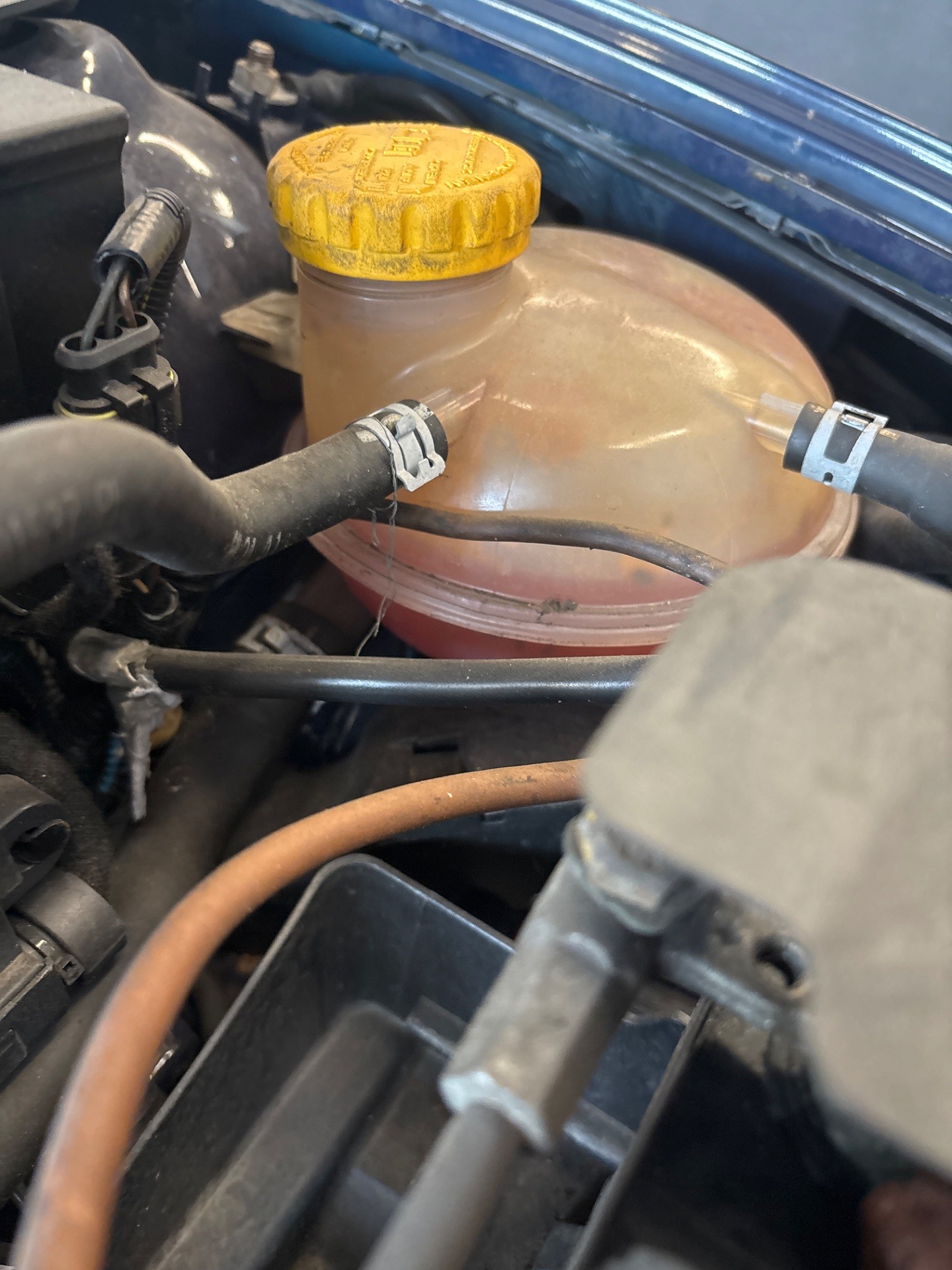 Poziom płynu chłodniczego - OPEL ASTRA G Kombi