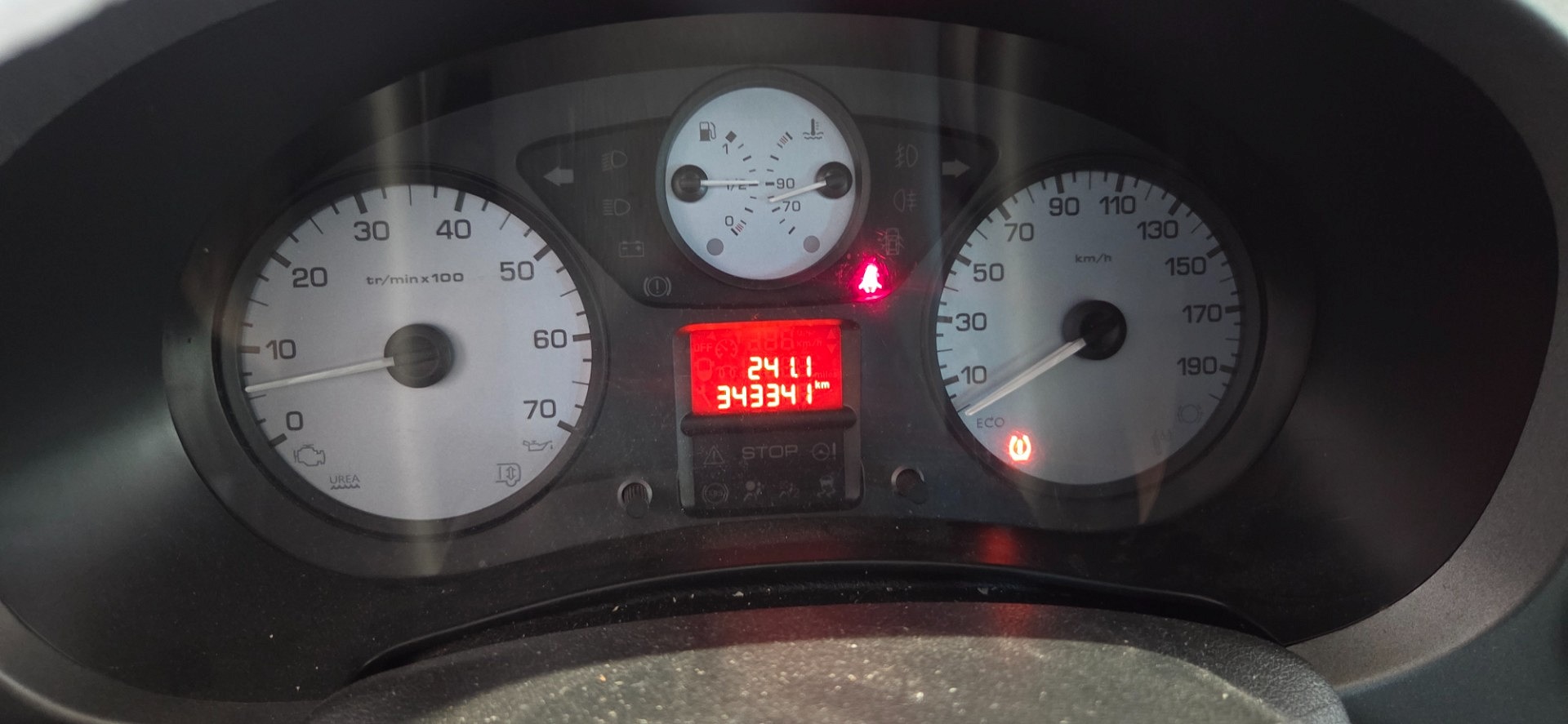 Wskazania deski rozdzielczej - CITROËN BERLINGO Furgon/minivan