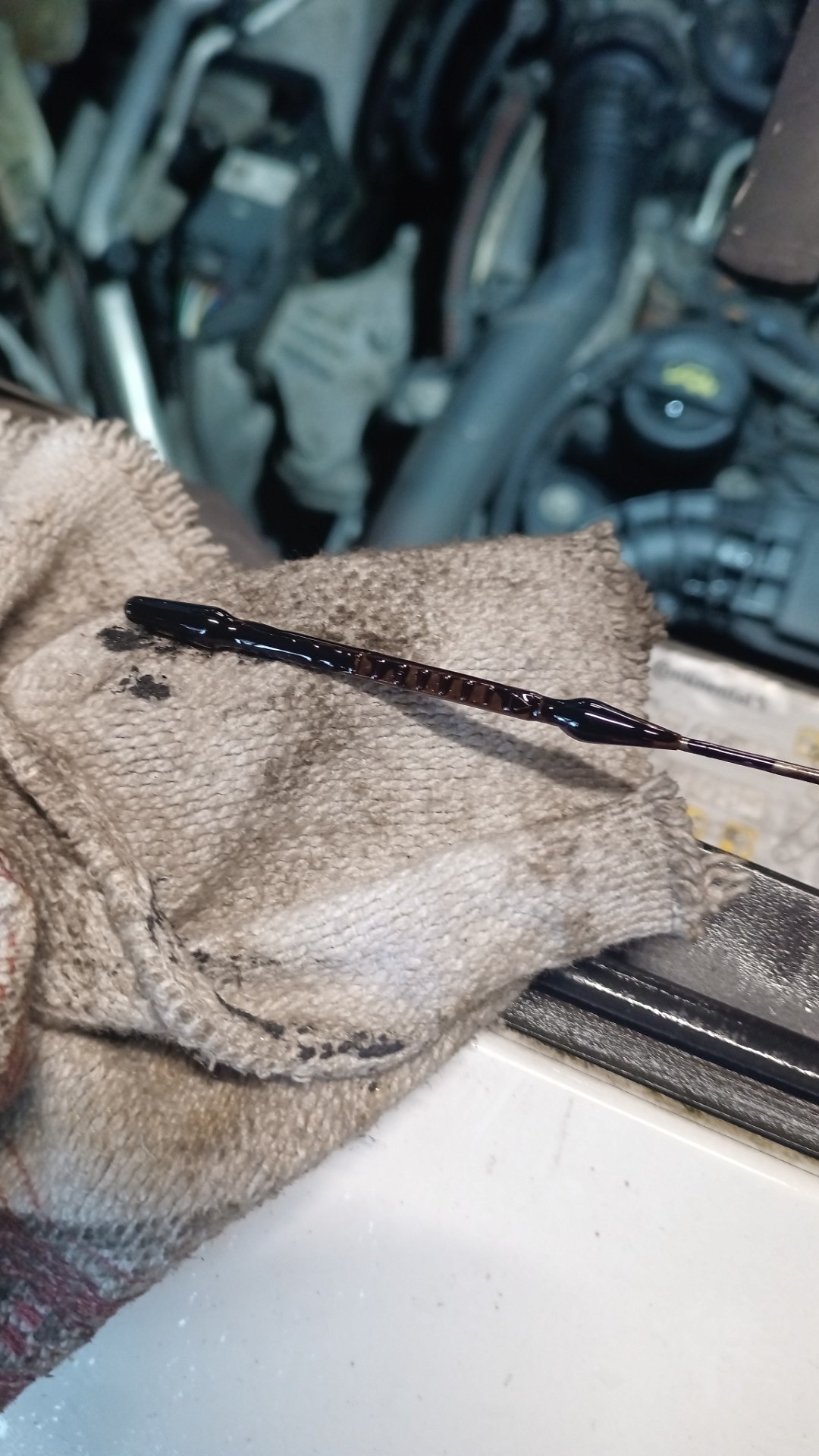 Poziom oleju silnikowego - PEUGEOT EXPERT Furgon