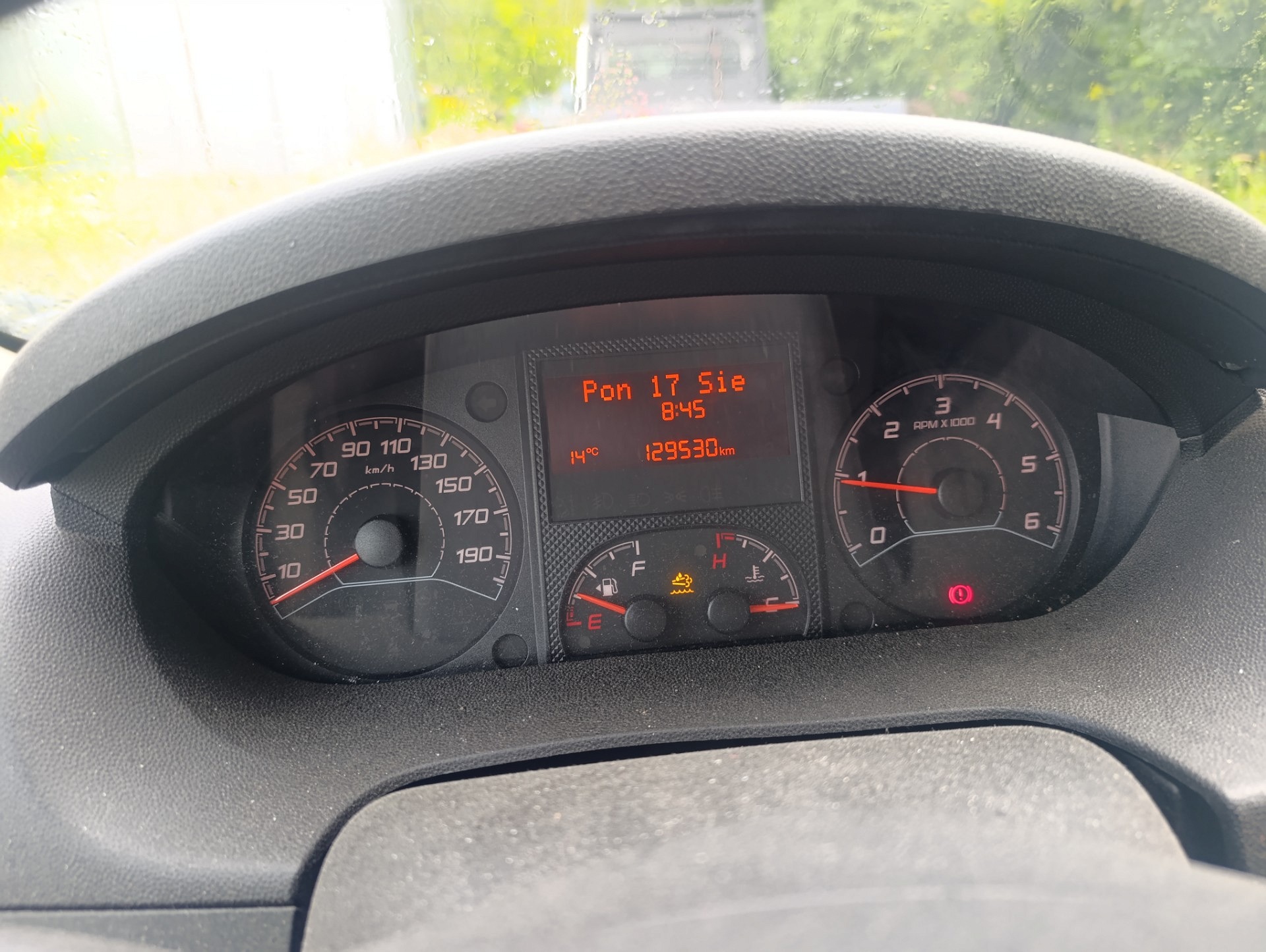 Komunikaty na desce rozdzielczej - OPEL MOVANO C Furgon