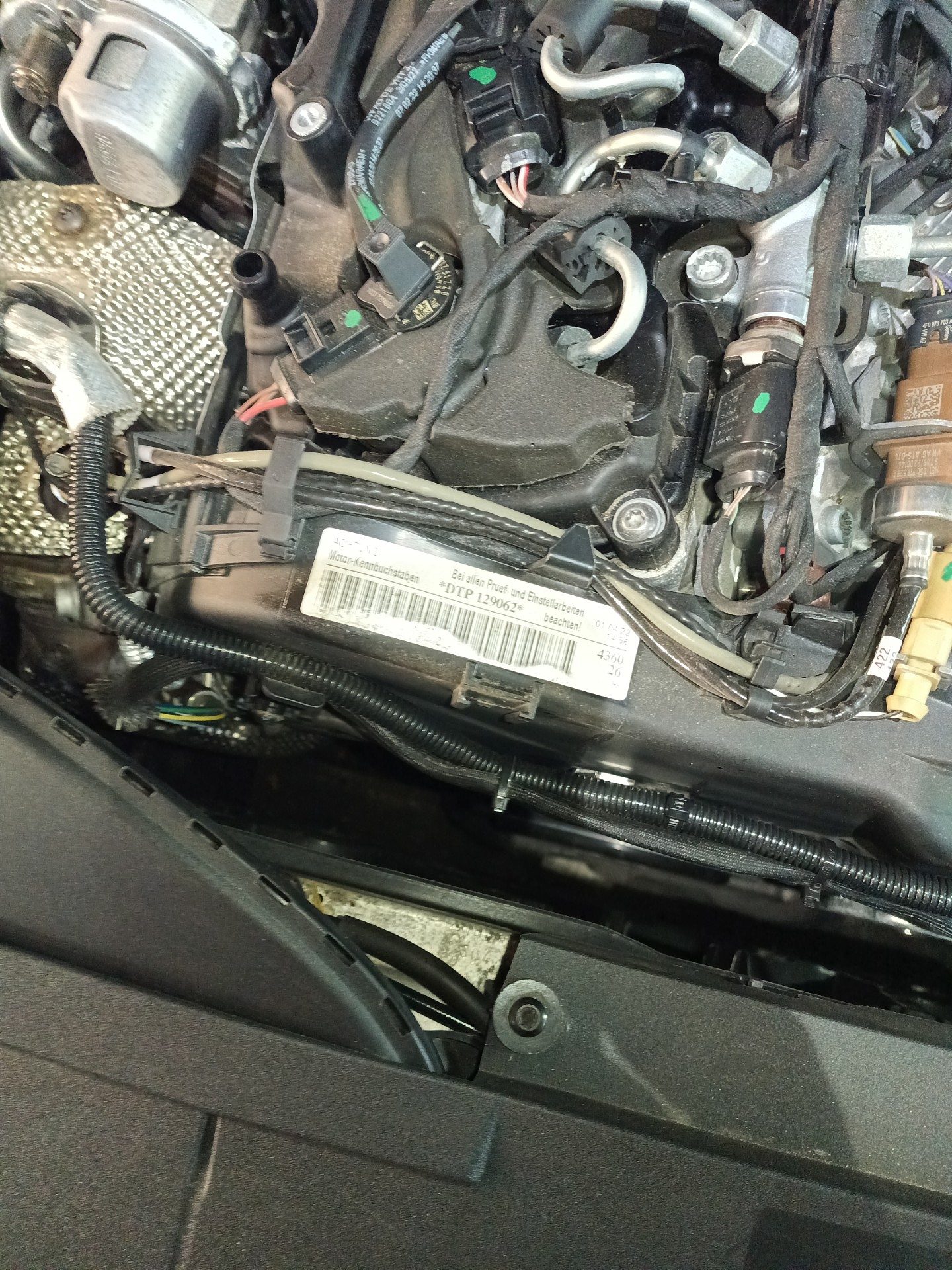 Informacja o wymianie rozrządu - AUDI A6 C8 Avant