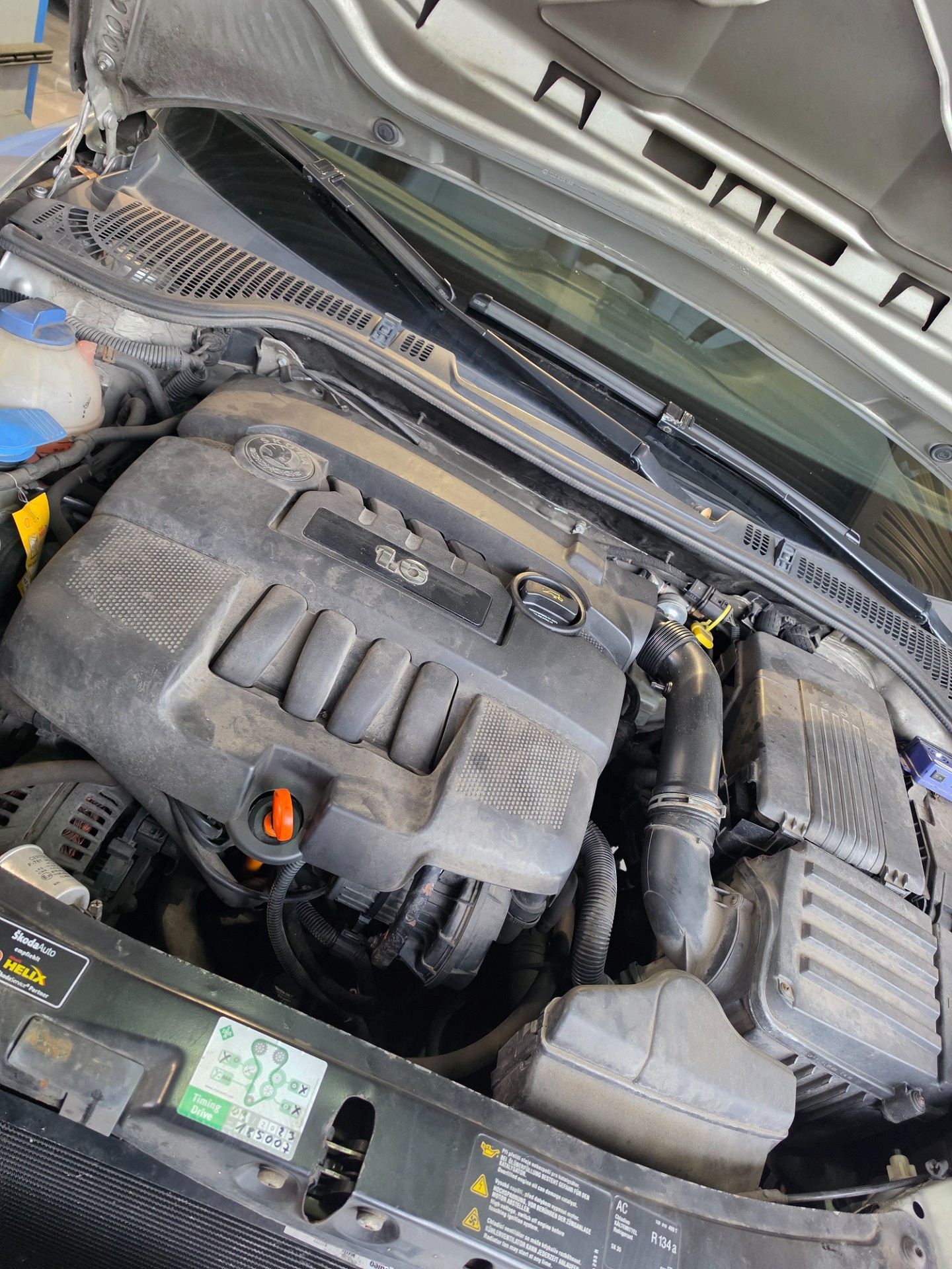 Kontrola szczelności - SKODA OCTAVIA II