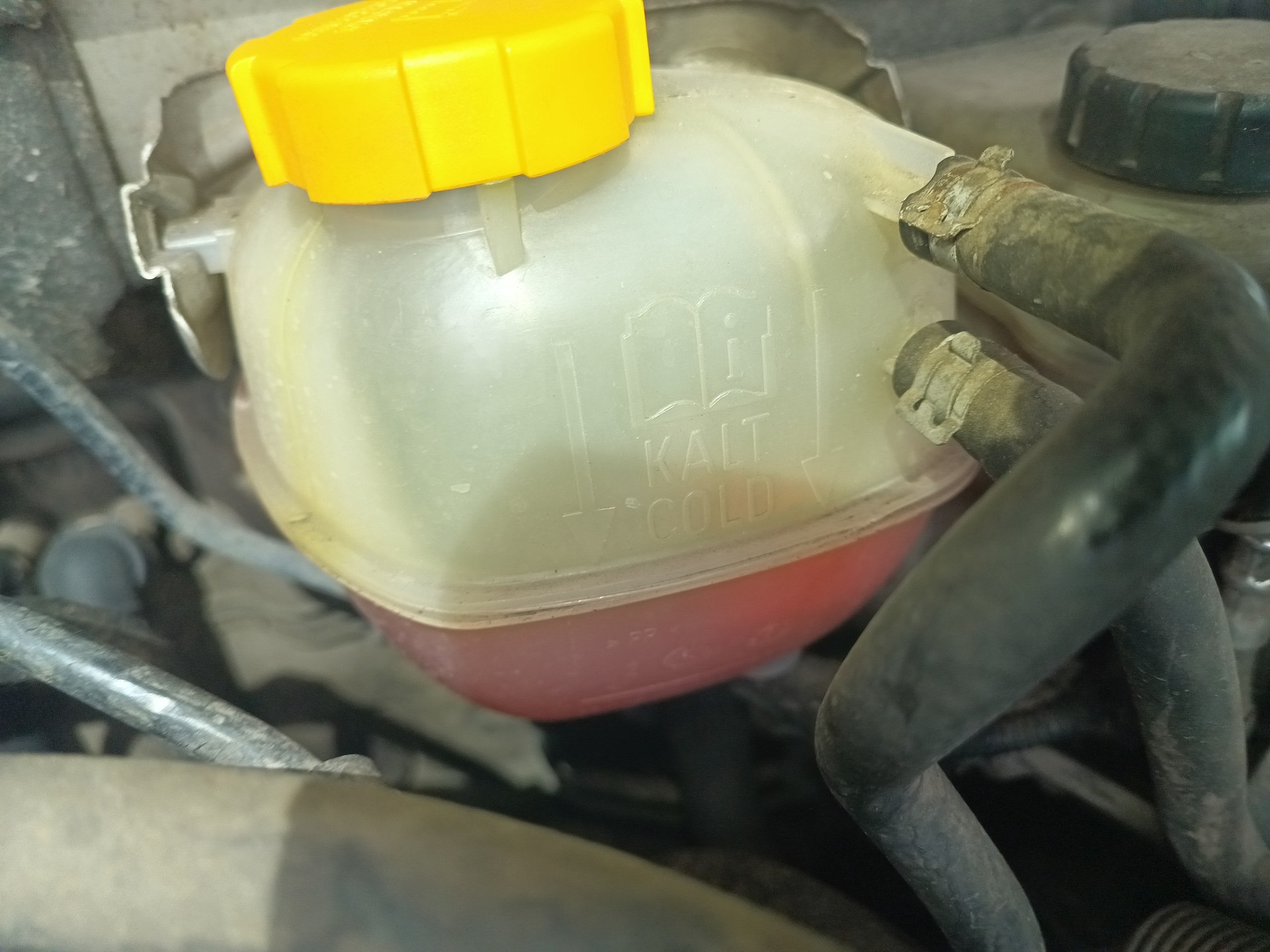 Poziom płynu chłodniczego - OPEL VECTRA C Kombi