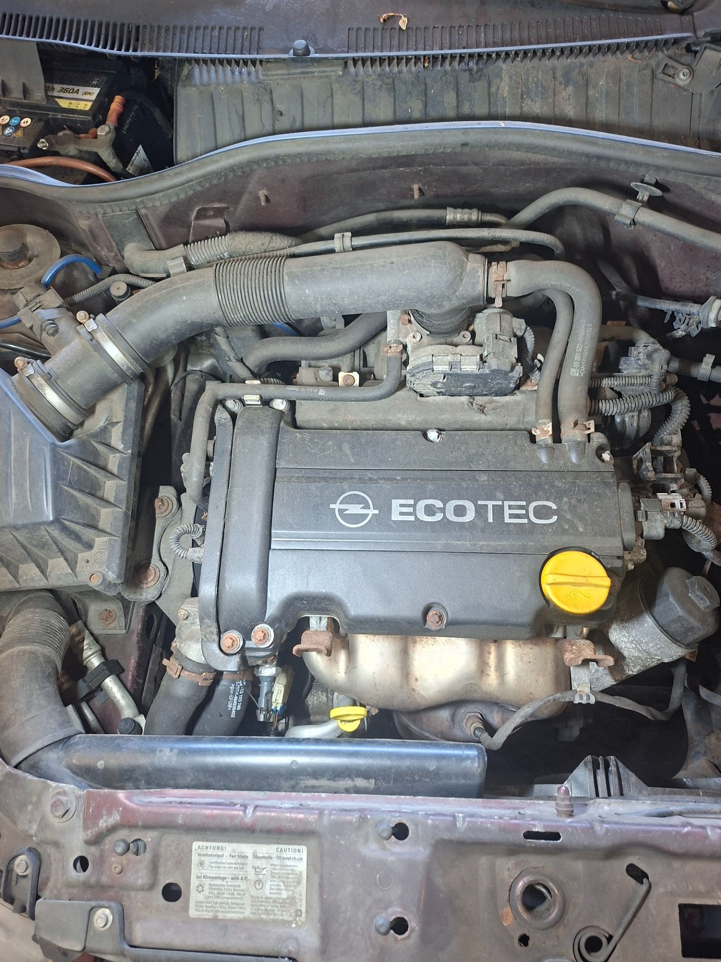 Sprawdzenie szczelności - OPEL CORSA C