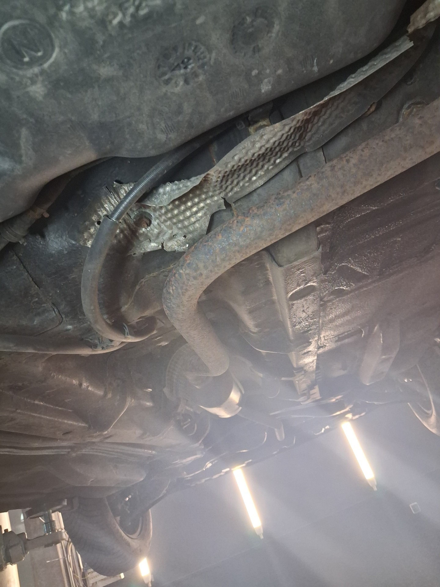 Stan układu wydechowego - TOYOTA YARIS