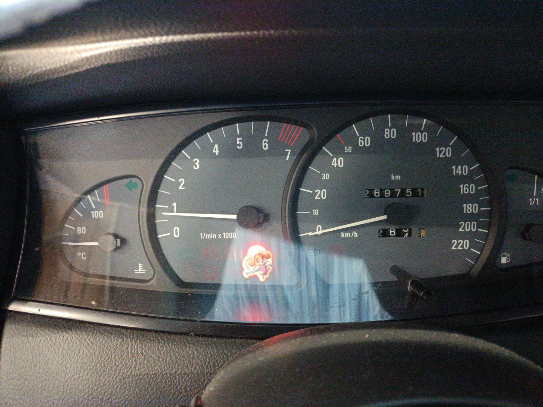 Wskazania deski rozdzielczej - OPEL OMEGA B