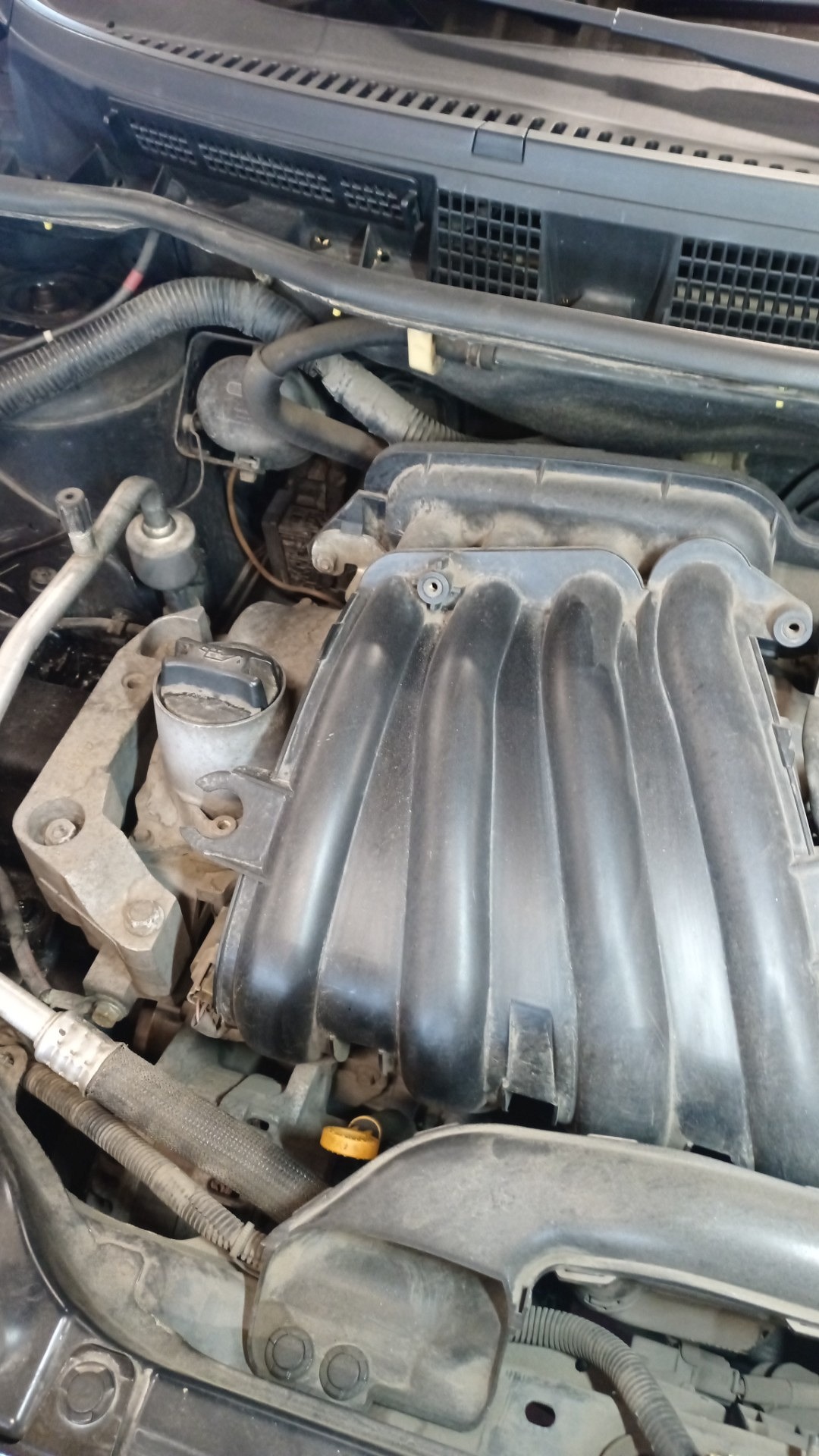 Informacja o wymianie rozrządu - NISSAN NOTE