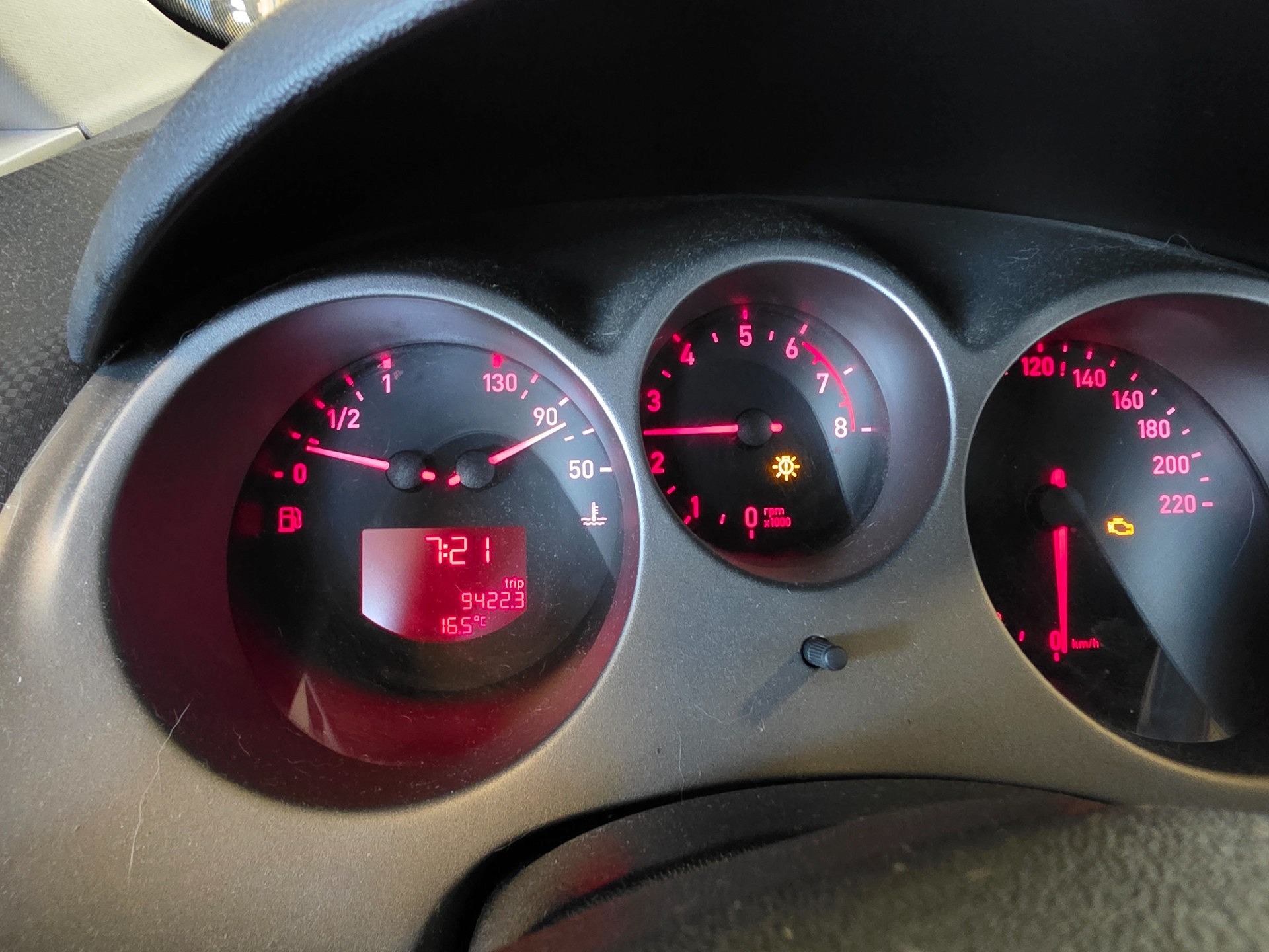 Wskazania deski rozdzielczej - SEAT TOLEDO III